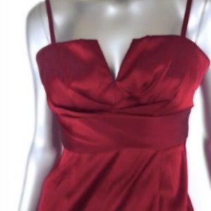 Donna Ricco burgandy formal occasion dress